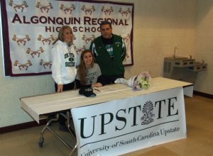 Three Algonquin students participate in National Letter of Intent Day