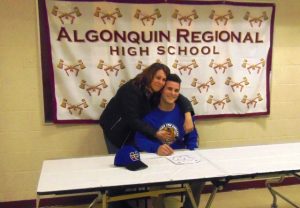 Three Algonquin students participate in National Letter of Intent Day
