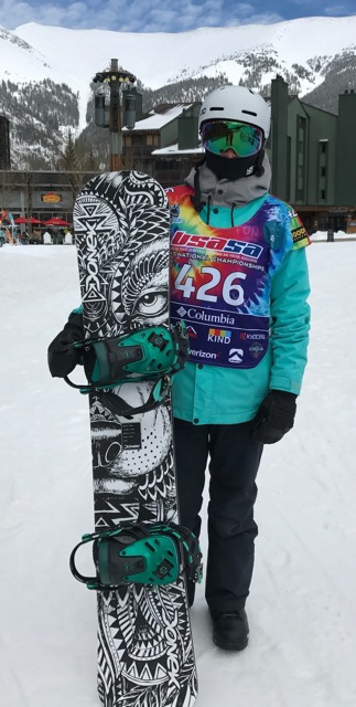 Shrewsbury junior impresses in snowboard competitions