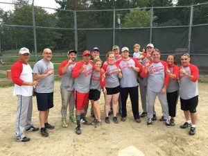 Family and fun for Shrewsbury’s Softball League champions, the Geezers