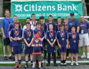 Shrewsbury Youth Soccer Boys team competes in state competition