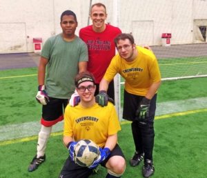 Shrewsbury Special Olympians work out with New England Revs