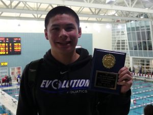 Westborough student finishes fifth at swimming championship