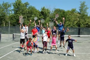 A group of happy tennis players at Westboro Tennis and Swim Club photo/submitted