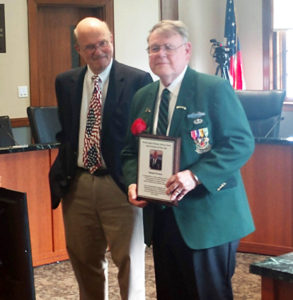 Drewry is honored as Westborough Veteran of the Year