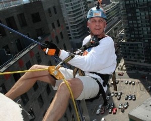 Westborough father goes &#8216;Over the Edge&#8217; for Special Olympics