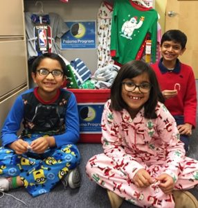 Kids collect pajamas for other kids in need