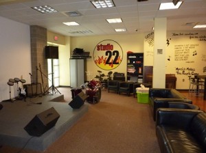 Studio 22 is set up to help aspiring young musicians practice their craft. (photo/submitted)