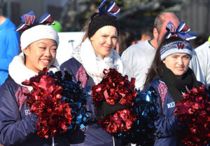 Trotting snowy 5K route for Westborough schools