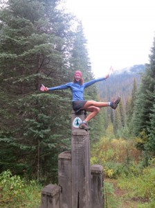 Wendy Johnston in Manning Park, British Columbia, after completing a five-month-long hike on the Pacific Crest Trail. (Photo/Alex Cornacchia)