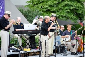 The Westwood Swing Band performs at the Willows Concert Series 
