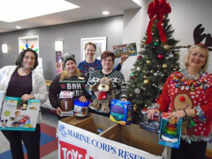 Whittier Rehabilitation donates to Toys for Tots