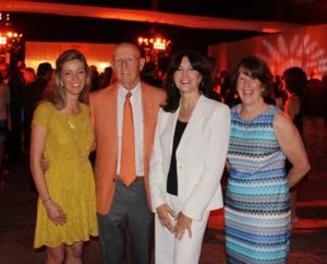 Pictured at the 15-40 Connection Gala are: (l to r) Ashley Emerson, 15-40 Connection education & outreach director; Jim Coghlin, 15-40 Connection founder; Joyce Kulhawik, featured speaker; and Tricia Laursen, 15-40 Connection executive director