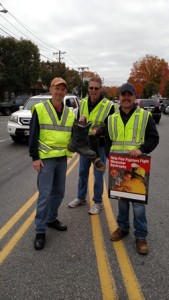Westborough Firefighters participate in the “Fill the Boot” drive. (Photo/submitted)