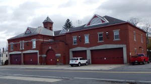 The original fire station, which was built in 1886