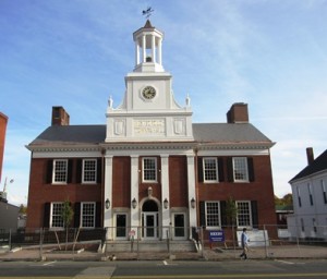 The renovated Town Hall 