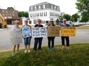 Westborough residents protest Trump administration’s family separation policy