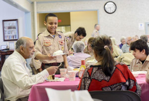 Westborough Scouts host seniors at annual dinner