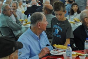 Westborough veterans enjoy free lunch at senior center event