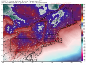 Arctic temps predicted for region&#8217;s Thanksgiving Day